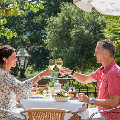 Terrasse im Parkhotel Bad Schandau